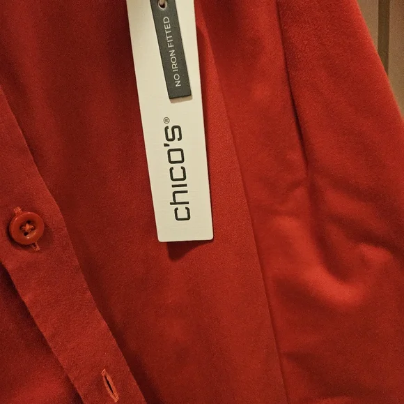 Chicos non iron Shirt Size 1.5 (10/12) - Picture 5 of 8
